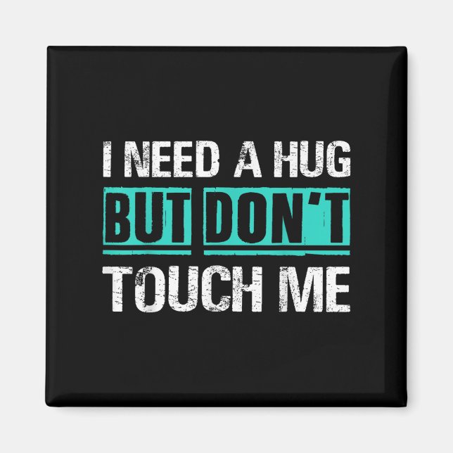 Sarcastic Quotes And Introverts Men Women Tees. I  Magnet (Framsidan)