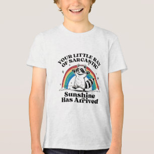 Sarcastic Raccoon Rainbow T Shirt