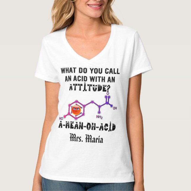 Sarcastic Science Teacher Funny Chemistry Teacher T Shirt (Framsida)