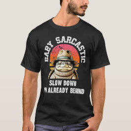 Sarcastic Turtle Retro Sunset Graphic T Shirt