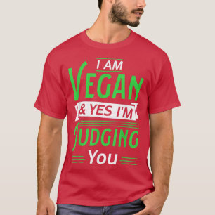 Sarcastic Vegan Vegetarian Meatless Diet Herbiäger T Shirt