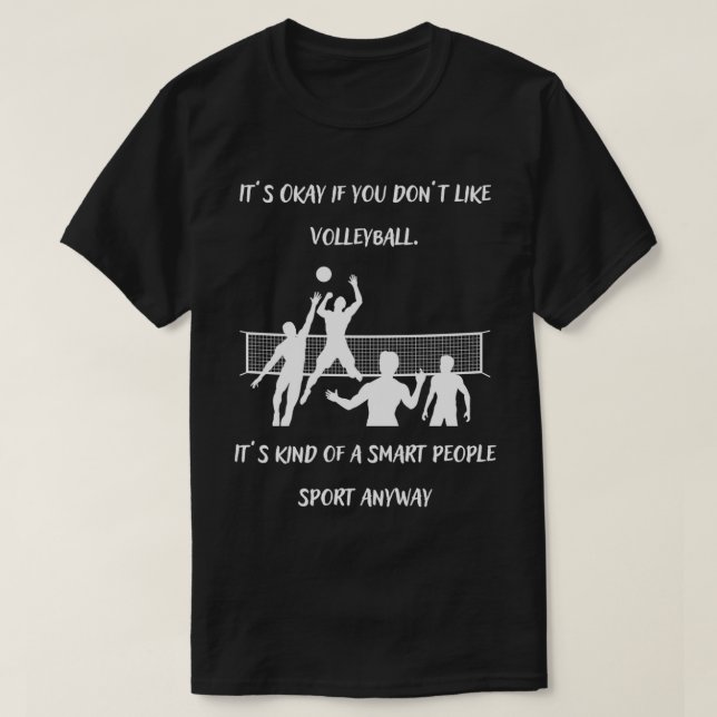 Sarcastic Volleyball Ord T Shirt (Design framsida)