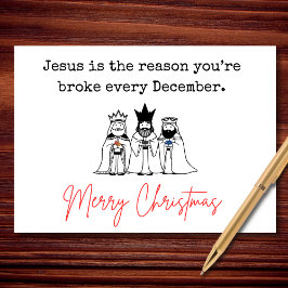 Sarcastic Wise Manar Kredit Card jul Helgkort