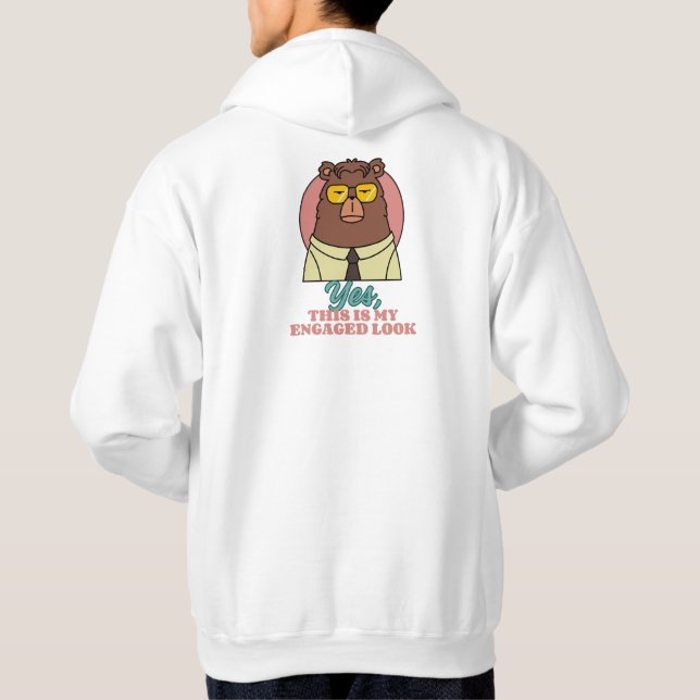 Sarcastische Beer - hoodie (Baksida)
