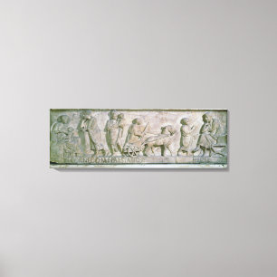 Sarcofagus av Cornelius Statius Canvastryck