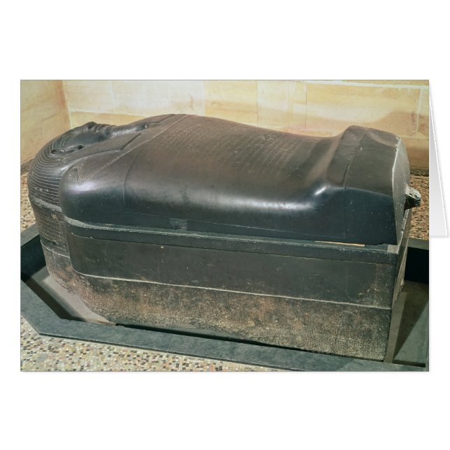 Sarcofagus of Eshmunazar, Kung of Sidon Hälsningskort (Framsidan Horizontal)