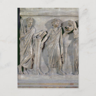 Sarcofagus of the Muses, Detailed of Clio & Vykort