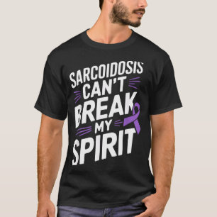Sarcoidos Medvetenhet Sjukdom Funktionshinder Lila T Shirt
