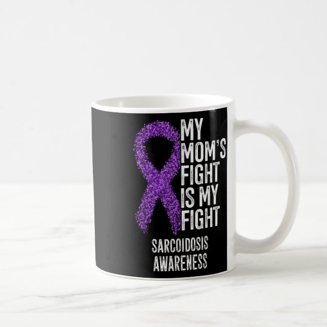 Sarcoidos Min Mammor-kamp är min kamp mot Sarcoido Kaffemugg (Höger)