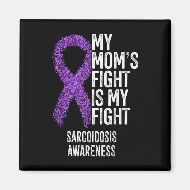 Sarcoidos Min Mammor-kamp är min kamp mot Sarcoido Magnet (Framsidan)