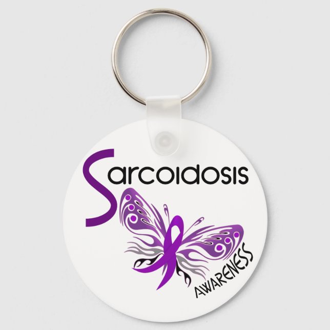Sarcoidosis BUTTERFLY 3.1 Nyckelring (Framsida)
