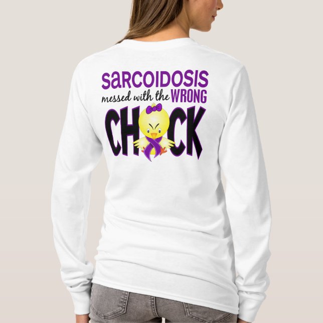 Sarcoidosis röra med den fla chicken t-shirt (Baksida)