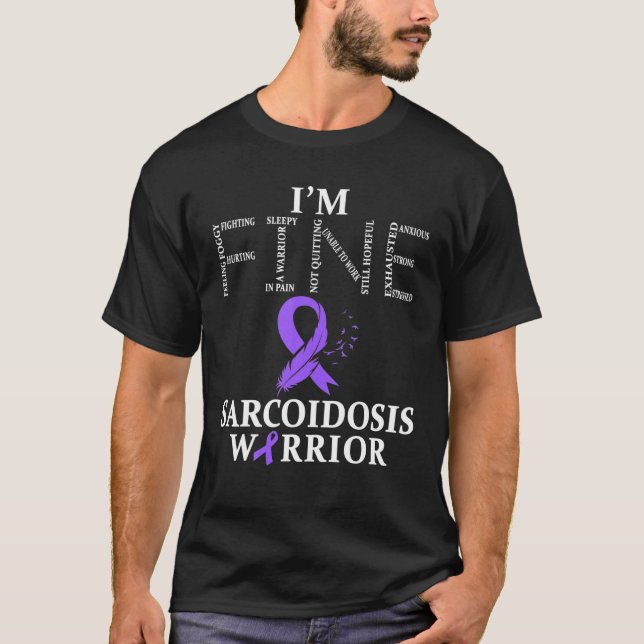 Sarcoidosis Warrior Jag är Bra T Shirt (Framsida)