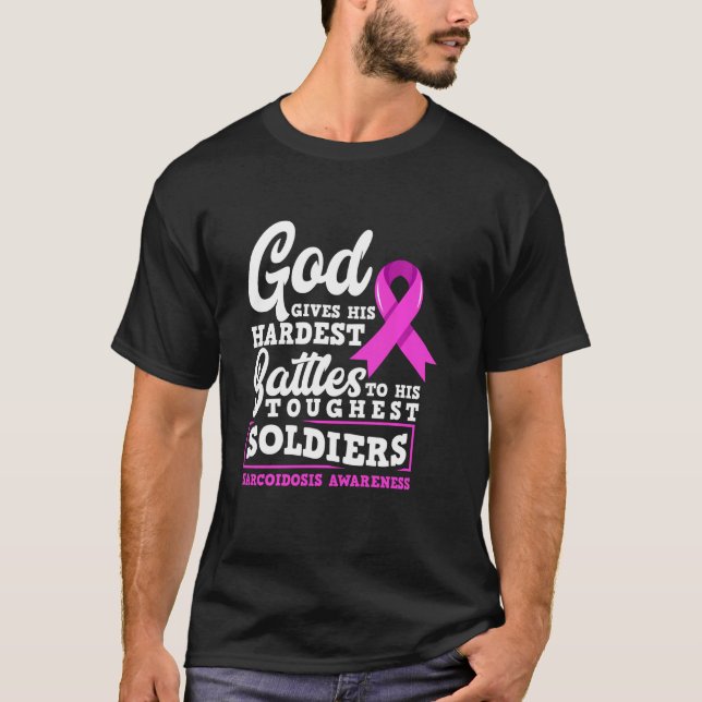 Sarcoidosis Warrior Sarcoidosis Awareness T Shirt (Framsida)