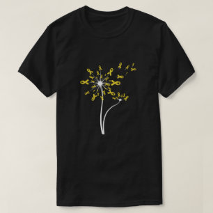 Sarcoma Awareness Dandelion Gult Ribbon T Shirt