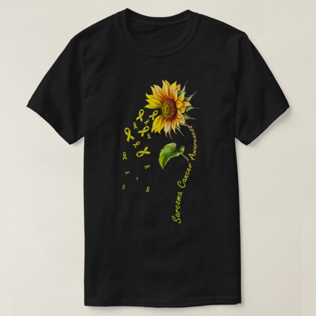 Sarcoma Awareness Solros T Shirt (Design framsida)