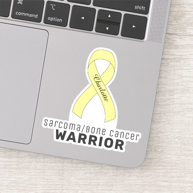 Sarcoma/Bone Cancer Vinyl Sticker Klistermärken (Detalj)