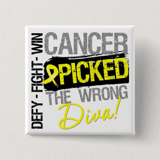 Sarcoma Cancer valde fel diva Knapp (Framsida)