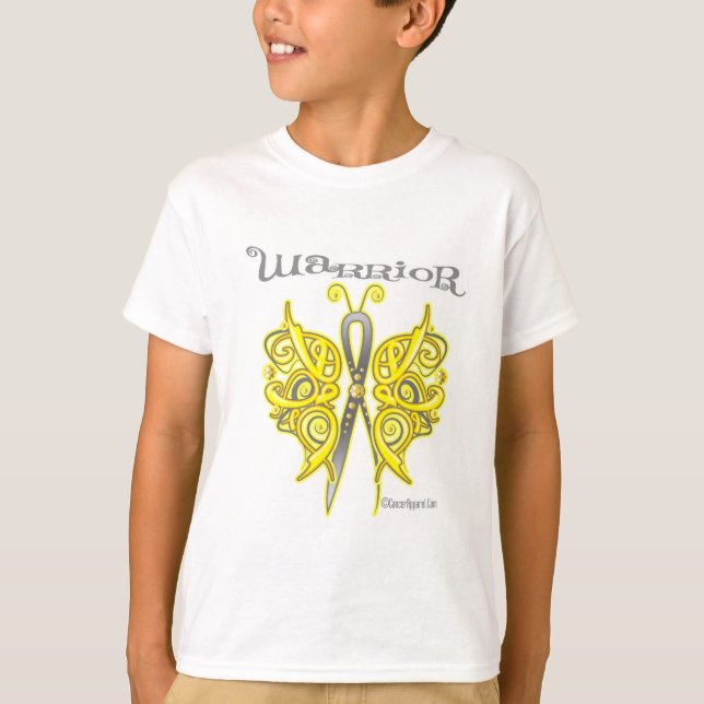 Sarcoma Cancer Warrior Celtic Butterfly Tröja (Framsida)