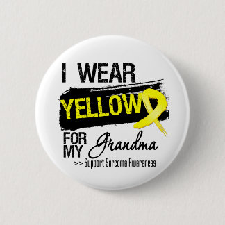 Sarcoma Ribbon för min mormor Knapp