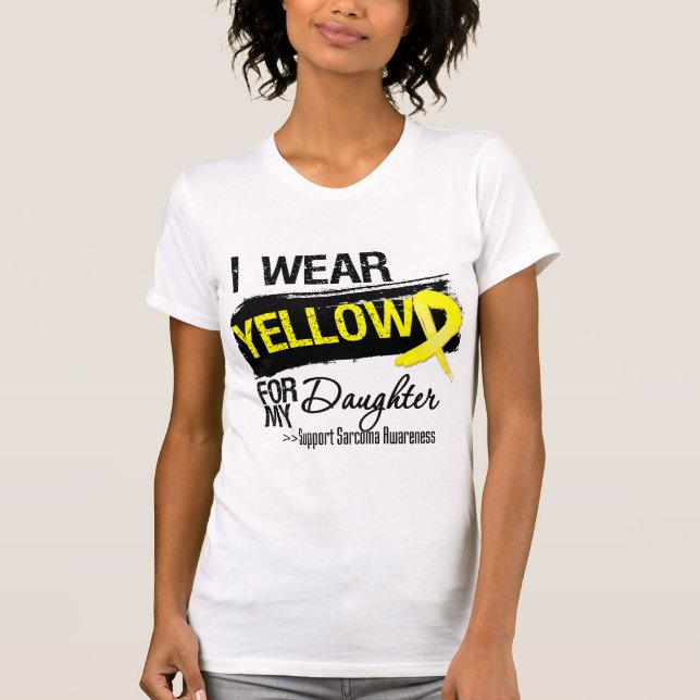 Sarcomaband för min dotter t shirt (Framsida)