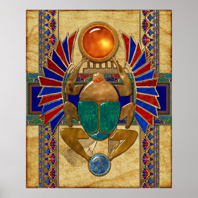 Sarcophagus 3D Egyptian Poster (Framsidan)