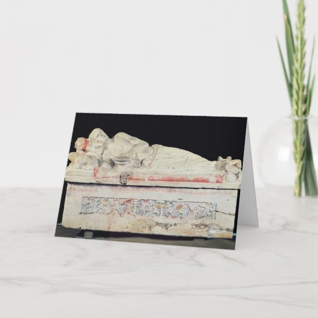 Sarcophagus, Etruscan Kort (Framsida)