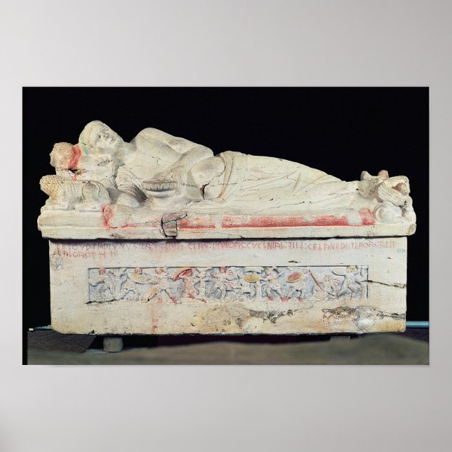 Sarcophagus, Etruscan Poster (Framsidan)