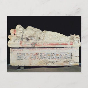 Sarcophagus, Etruscan Vykort