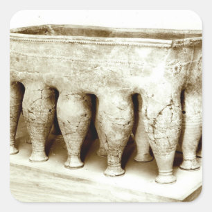 Sarcophagus Fyrkantigt Klistermärke
