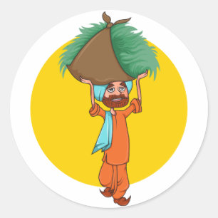 Sardar Ji Runt Klistermärke