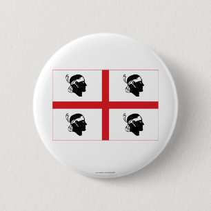 Sardegna flagga knapp