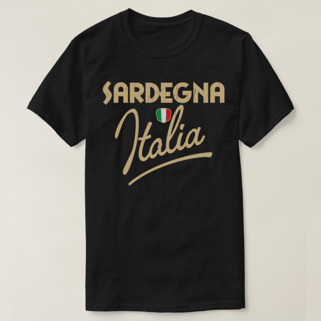 Sardegna Italia T Shirt (Design framsida)