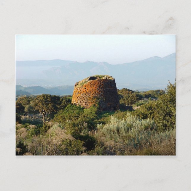 Sardegna, Nuraghe Vykort (Framsida)