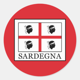 Sardegna Runt Klistermärke