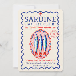 Sardine Social Club Italiens sommarfest  Inbjudningar