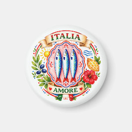 Sardine Social Club Italienska Sommarfest  Magnet