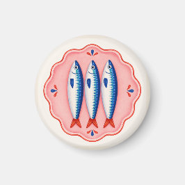 Sardine Social Club Italienska Sommarfest  Magnet