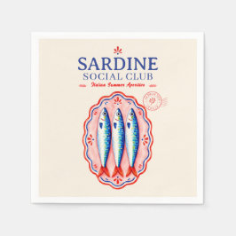 Sardine Social Club Italienska Sommarfest  Pappersservett