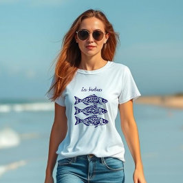 Sardiner-Blue Hawaiian T Shirt