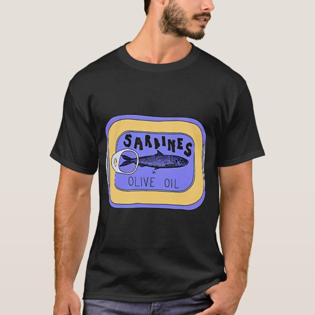 Sardiner Burk T Shirt (Framsida)