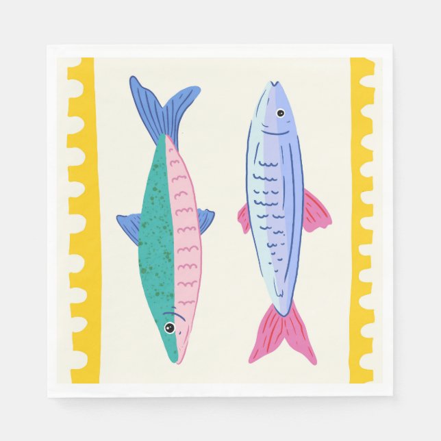 Sardiner Duo Pappersservett (Framsidan)