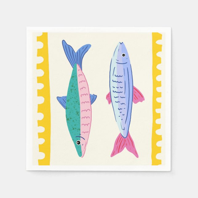 Sardiner Duo Pappersservett (Framsidan)