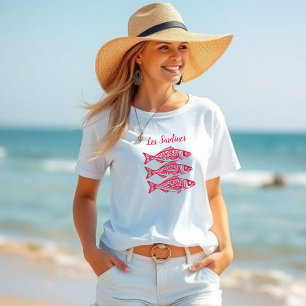 Sardiner-Hawaiian-Fisherman Core-Cherry Red T Shirt