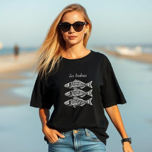 Sardiner-hawaiiska stammen-Fisherman Mode T Shirt