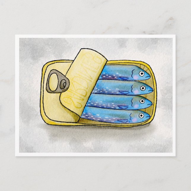 Sardiner, HEY Vykort (Framsida)