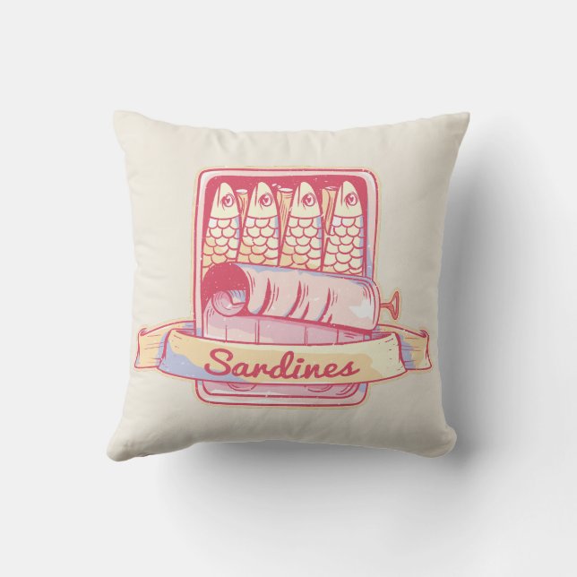 Sardiner i en tenn kudde (Baksida)
