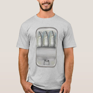 Sardiner i en tenn t shirt