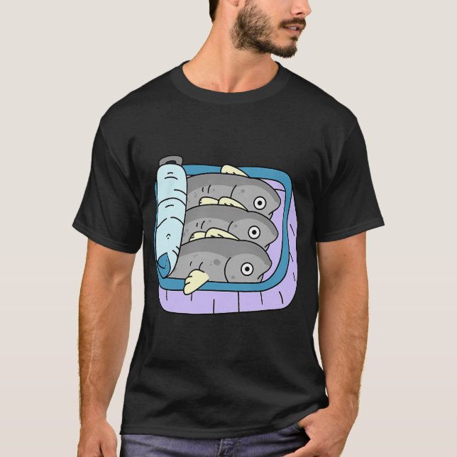 sardiner i plåtburk t shirt (Framsida)