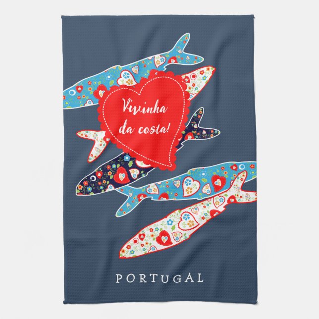 Sardiner Kökshandduk (Vertikal)